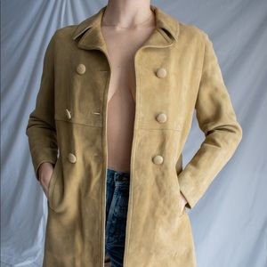 60’s / 70’s Vintage Suede Leather Blazer Jacket